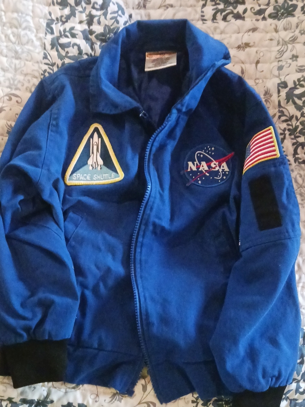 Kids Blue NASA-Style Space Shuttle Jacket